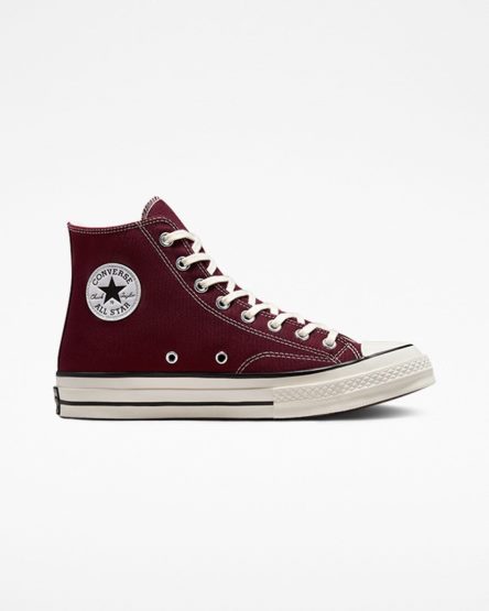 Women's Converse Chuck 70 Canvas High Top Shoes Dark Red / Black | AU 965C0C